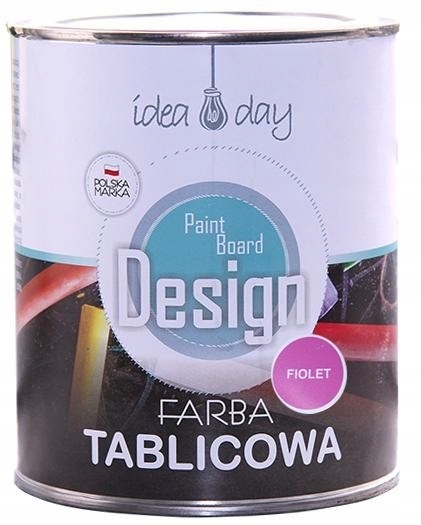 FARBA TABLICOWA DO TABLIC i ŚCIAN FIOLETOWA 0,75L.