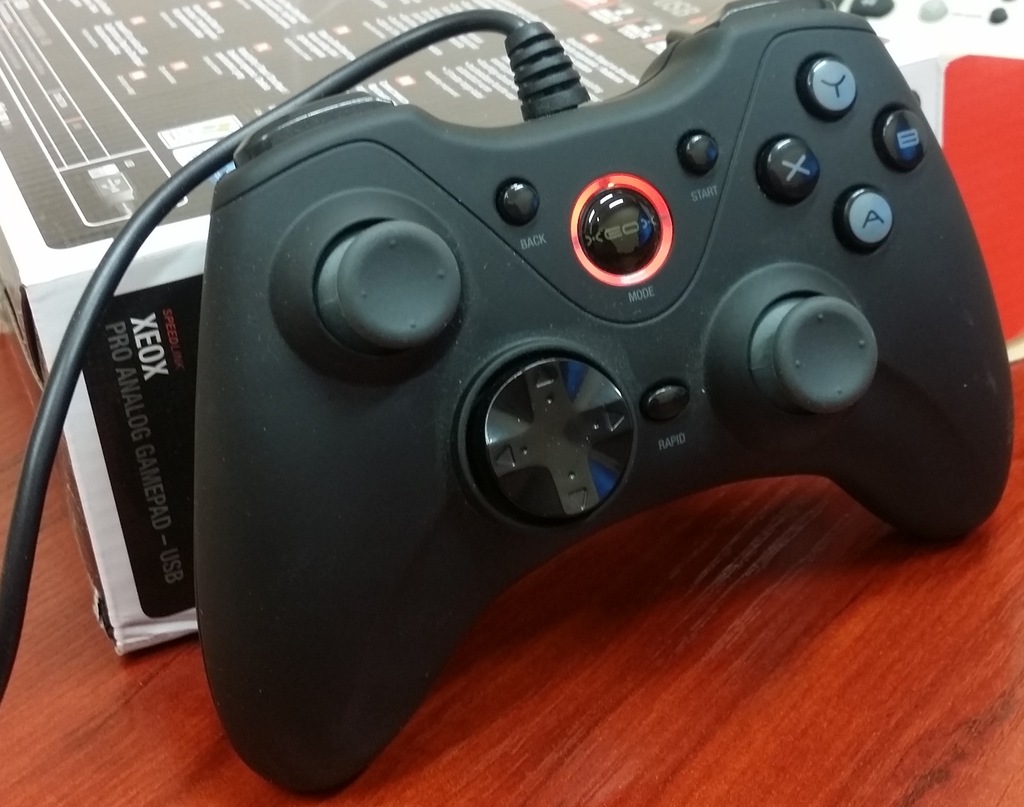 Геймпад XEOX Speedlink SL-6556-BK. XEOX SL-6556-BK. Speedlink XEOX Pro Analog. XEOX Pro Analog Gamepad SL-6556-BK.