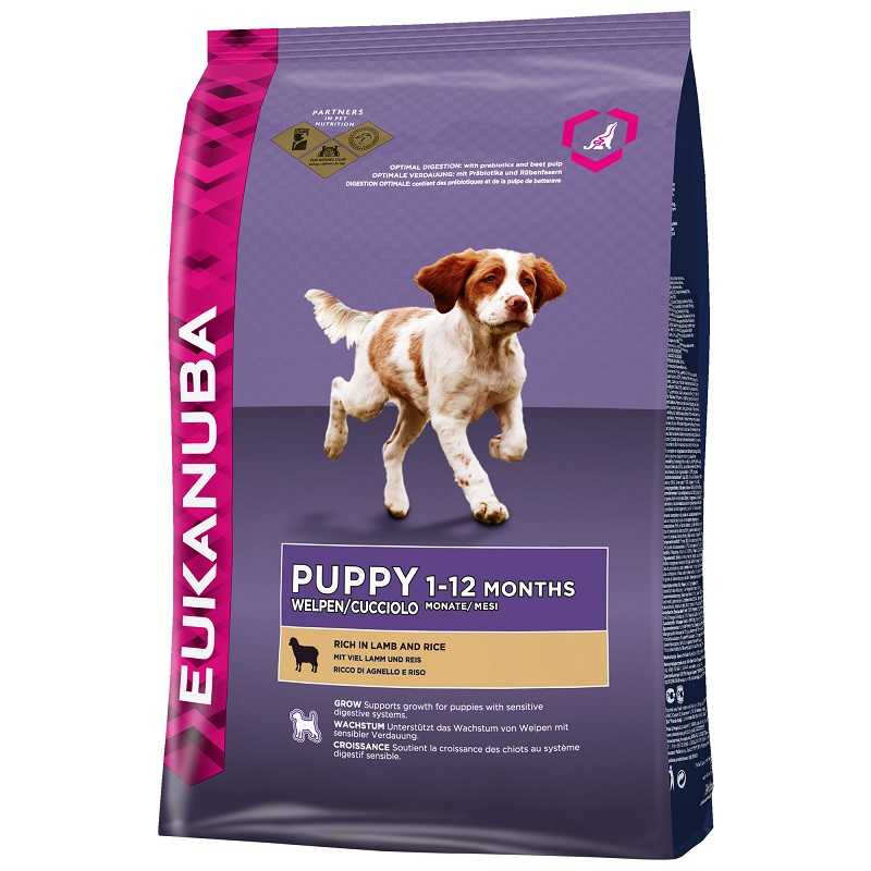 EUKANUBA Puppy Junior rich in Lamb Rice 2,5kg