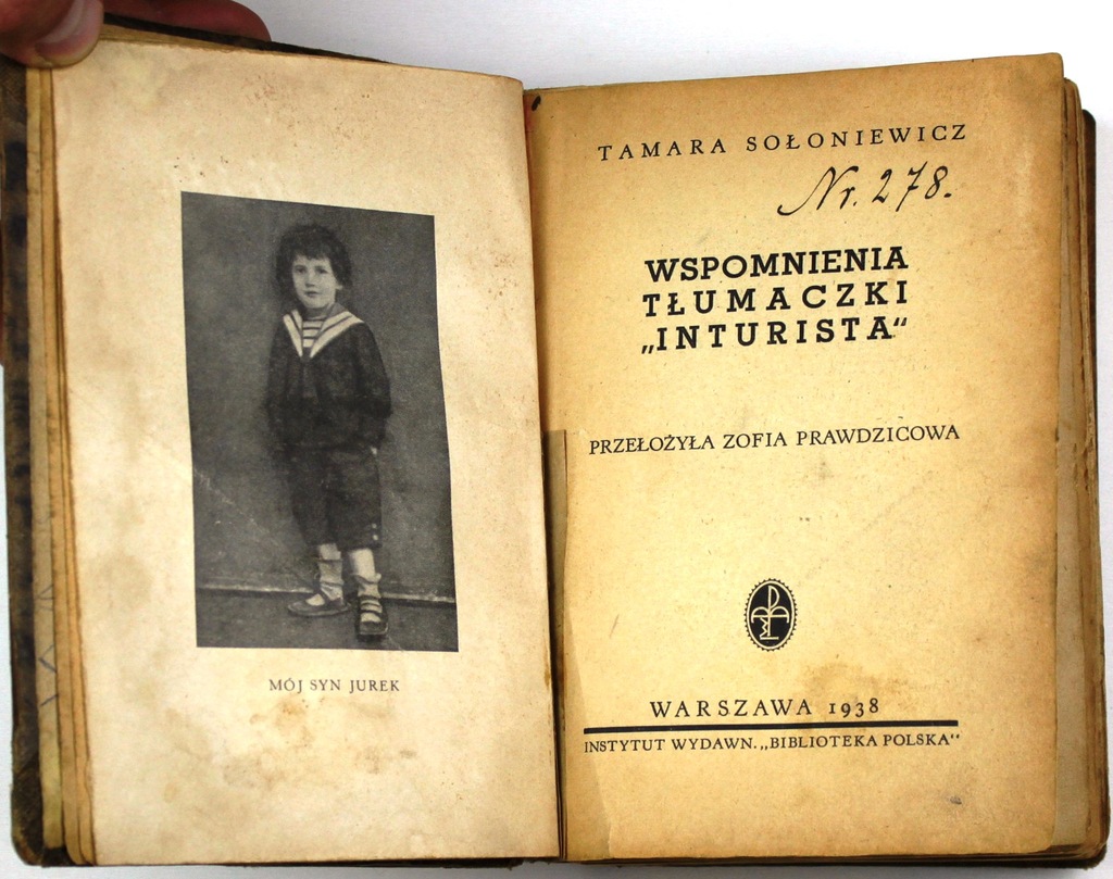 WSPOMNIENIA TŁUMACZKI INTURISTA TAMARA SOŁONIEWICZ