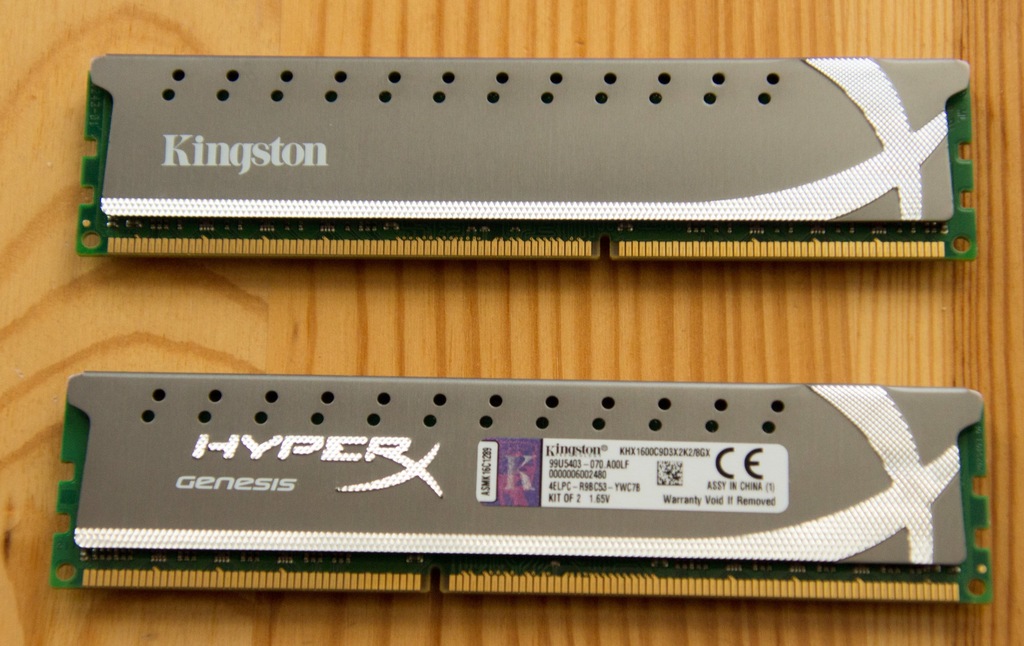 RAM Kingston HyperX 8GB (2 x 4GB) 1600MHz DDR3