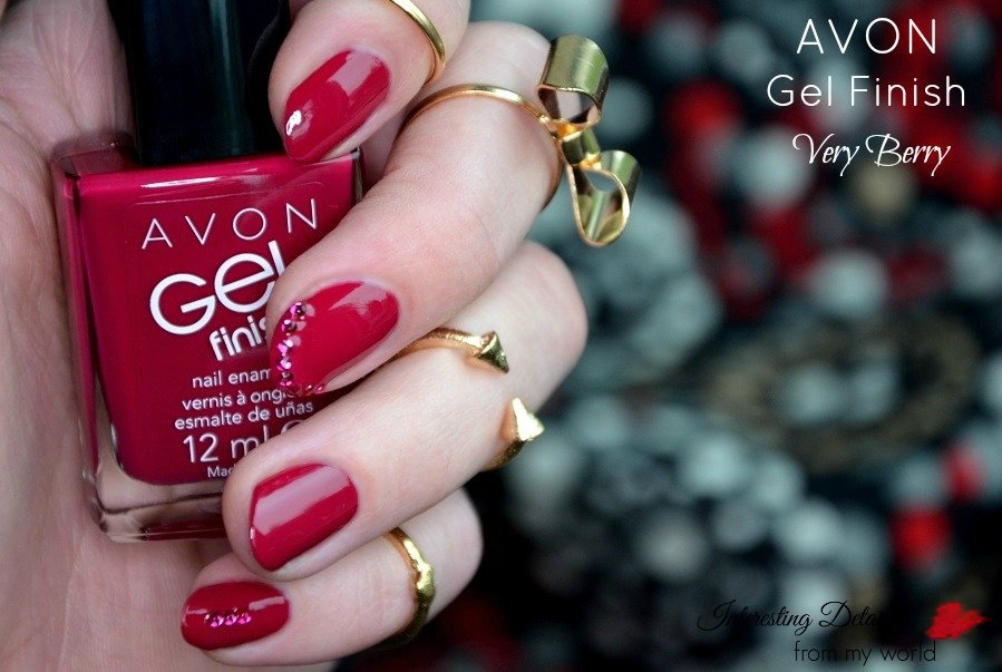 Avon lakier żelowy do paznokci Gel * VERY BERRY *