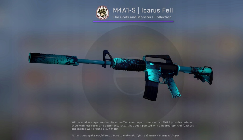 M4A1-S Upadek Ikara FN CS GO skin