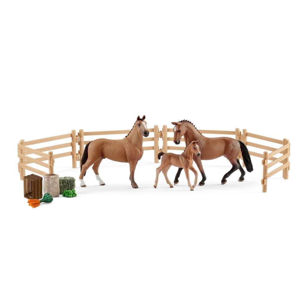 Schleich Zestaw Konie Hannover Na Pastwisku 42405 6930956094 Oficjalne Archiwum Allegro