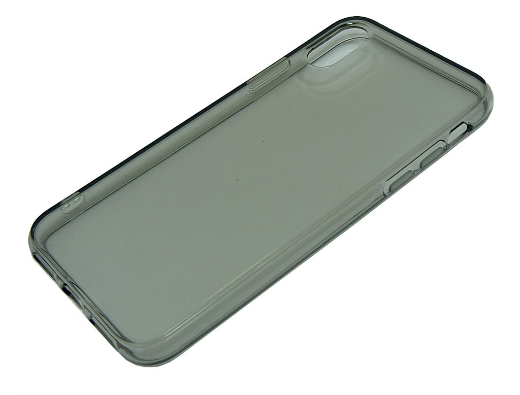 JELLY CASE QULT CLEAR iPHONE X A1865 A1901 SZARY