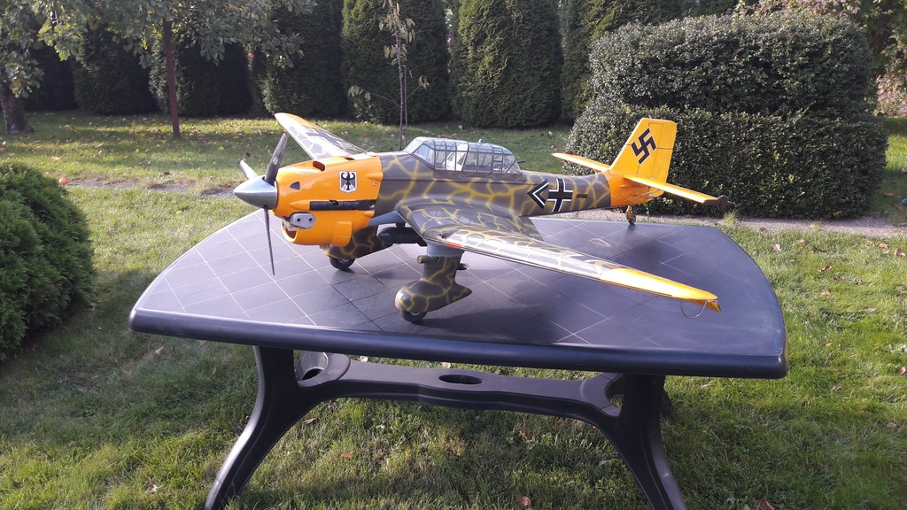 Duży Model RC spalinowy Ju-87 Stuka 1.9m RTF