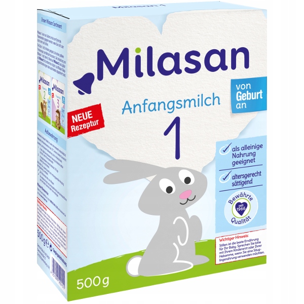 Milasan Mleko1 Początkowe od Urodzenia