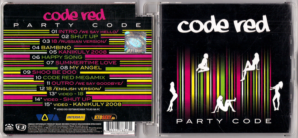 CODE RED - PARTY CODE [CD]