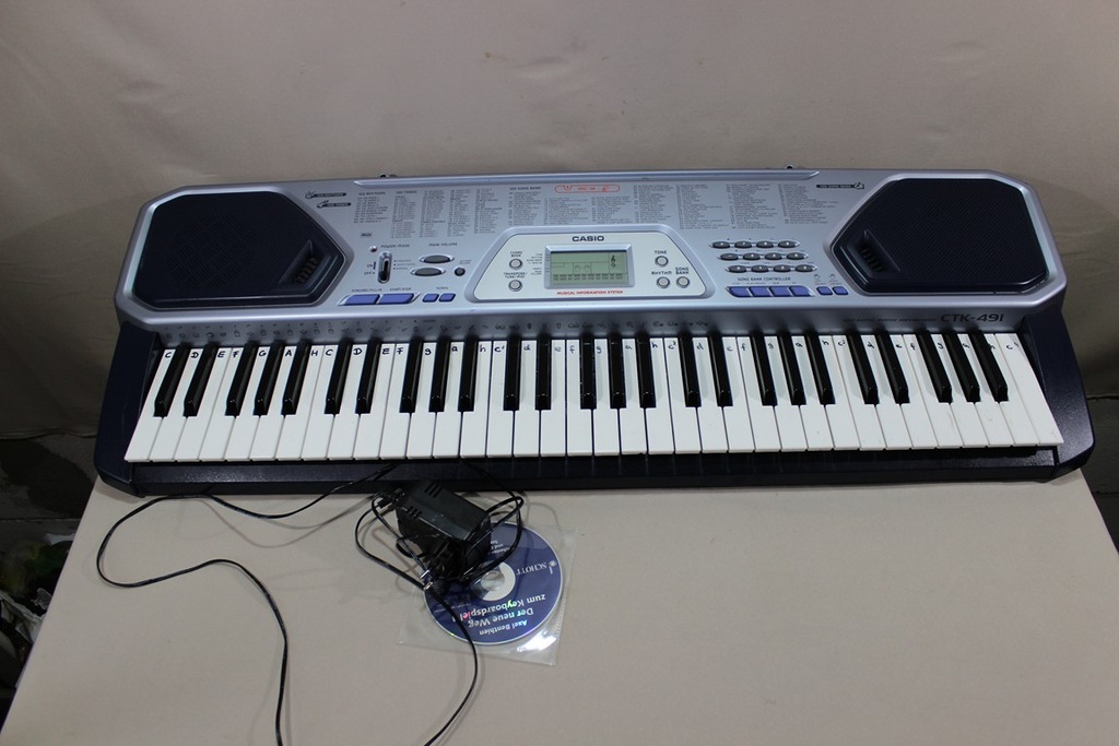 SPRAWNY ORYGINALNY KEYBOARD CASIO CTK 491 OKAZJA 7182805351