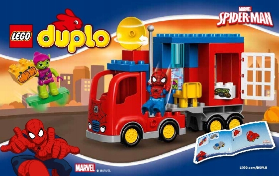 LEGO DUPLO 10608 Ciężarówka Spider Mana
