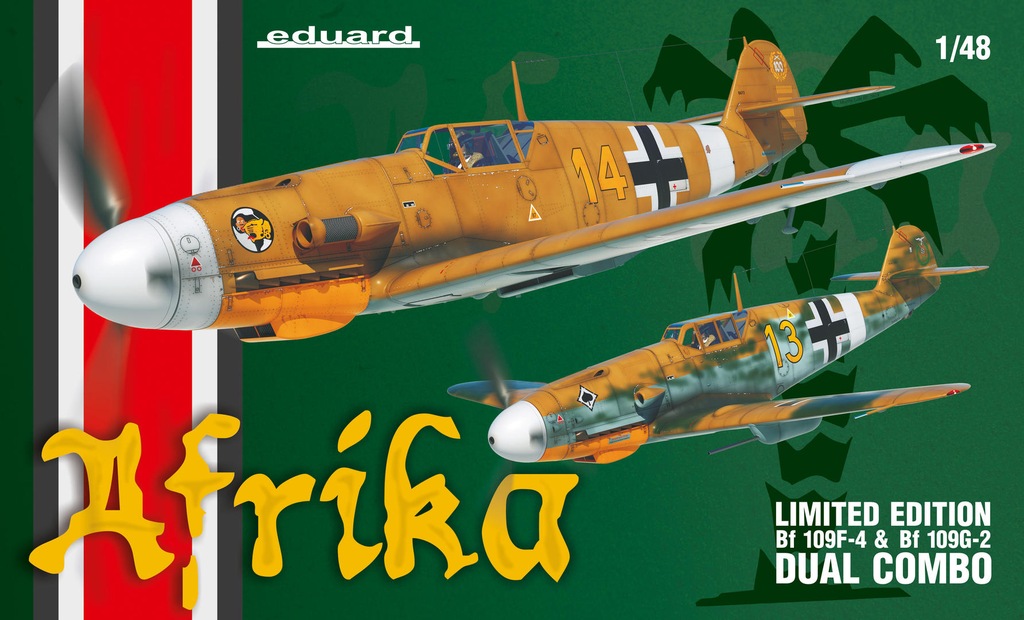Eduard 11116 Afrika Bf-109 Dual Combo 1/48