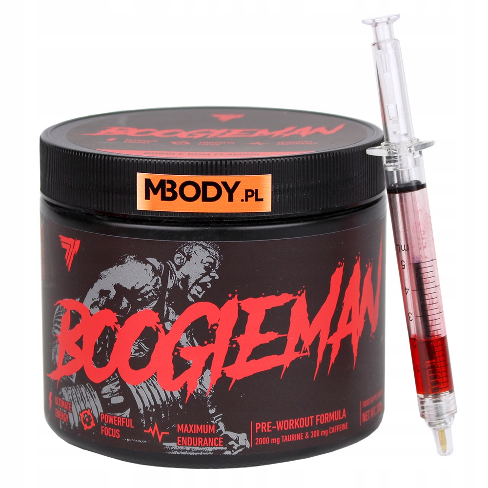TREC BOOGIEMAN 300g PREWORKOUT +STRZYKAWKA GRATIS