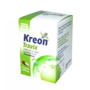 KREON TRAVIX 10000, 50 kapsułek dojelitowych