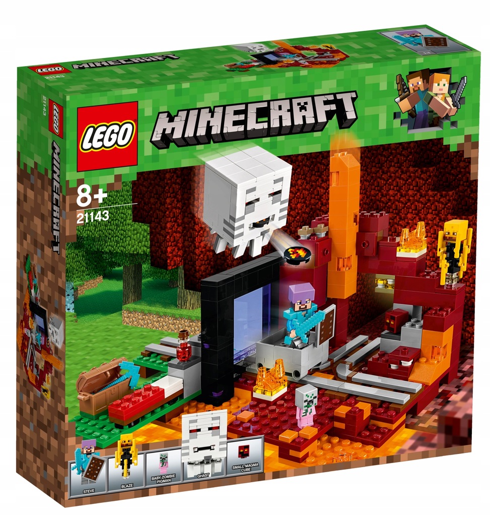 LEGO MINECRAFT 21143 PORTAL DO NETHERU