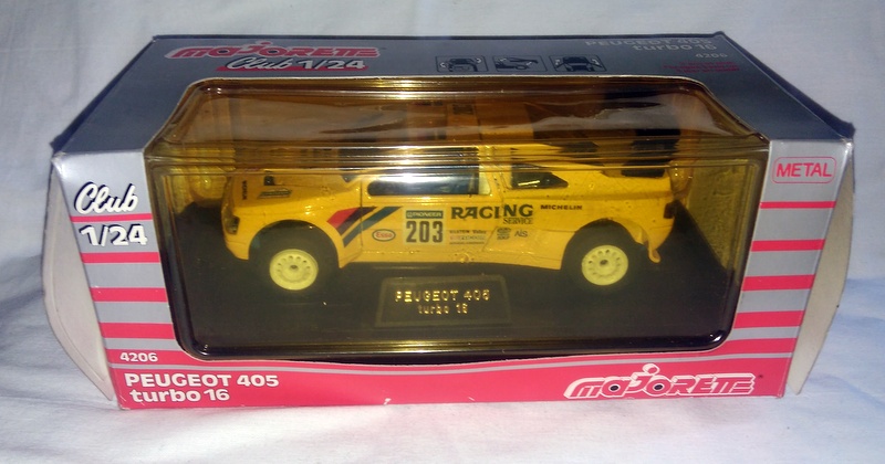 PEUGEOT 405 TURBO 16 MAJORETTE CLUB 42O6 1/24
