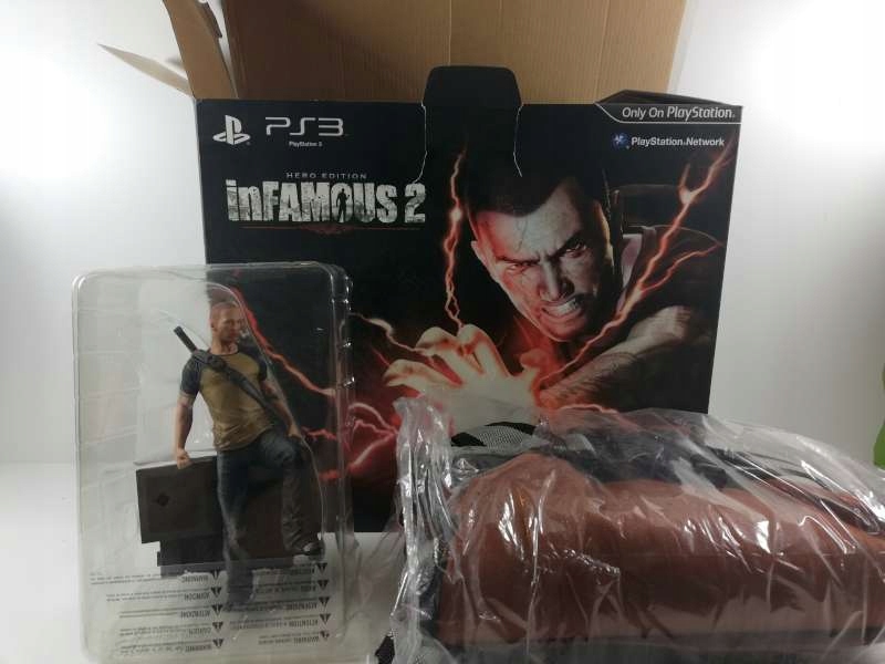 INFAMOUS 2 PLECAK + FIGURKA #DLA KOLEKCJONERA