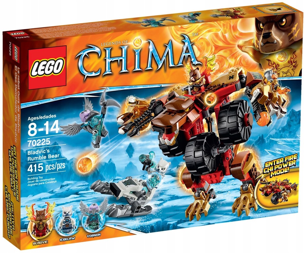 LEGO Chima 70225 Machina Bladvica NOWY Robot Mech
