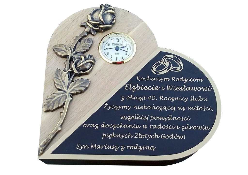 PREZENT NA ROCZNICĘ ŚLUBU, JUBILEUSZ, URODZINY