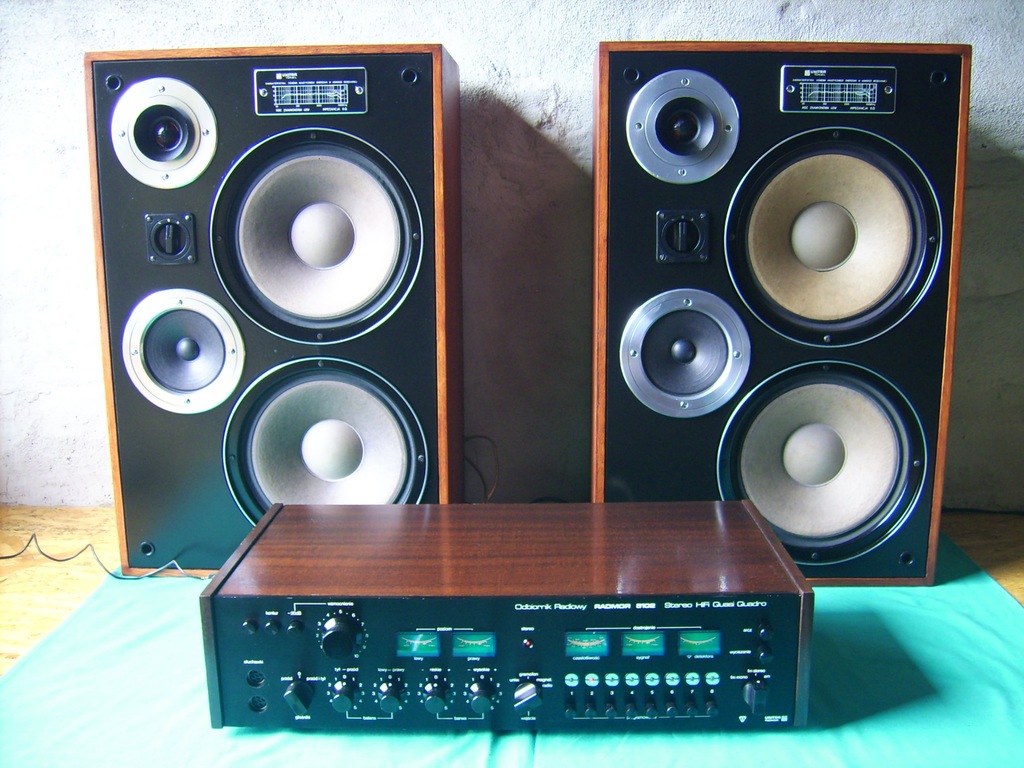 Zestaw stereo RADMOR 5102  kolumny ZG 40C9 UNITRA
