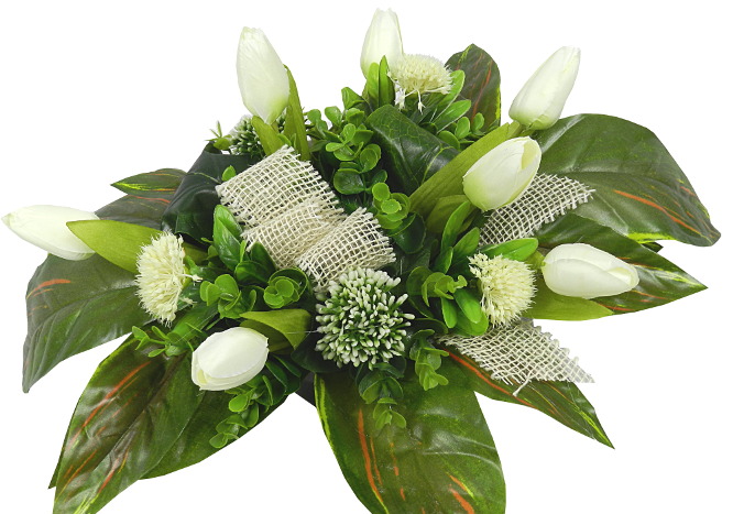 WIOSENNY STROIK NA GRÓB IKEBANA WIELKANOC 42
