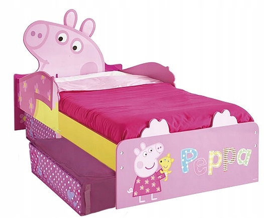 Łóżko 140x70 ŚWINKA PEPPA