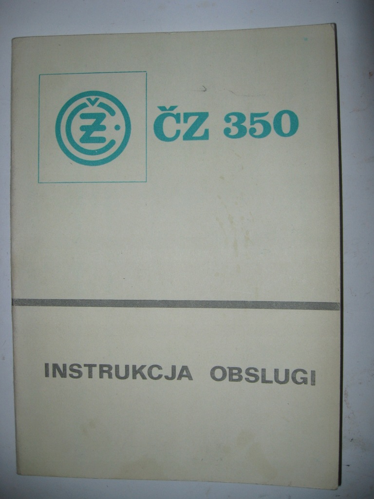 CZ 350 instrukcja obsługi