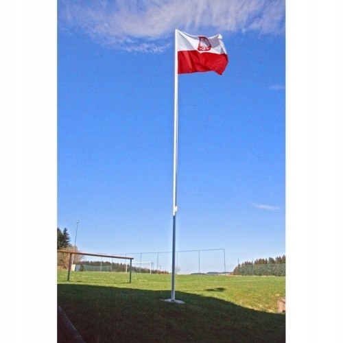 WYSOKI REGULOWANY MASZT FLAGOWY FLAGI FLAGA 6,5m