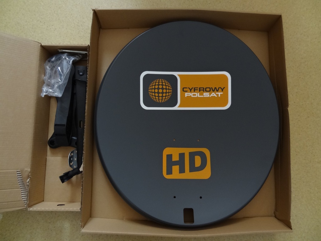 ANTENA SATELITARNA Cyfrowy Polsat Nc+ HD NOWA 70cm