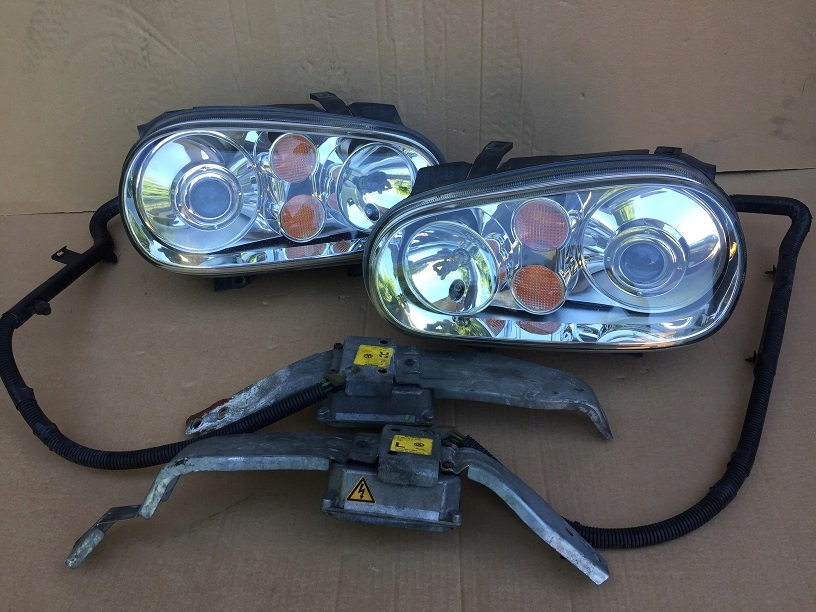 Lampy XENON KSENONY VW Golf IV 4 Bosch ORYGINAŁ