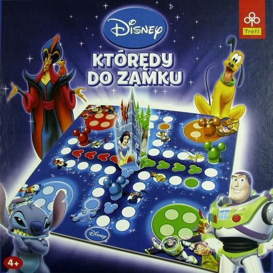 GRA PLANSZOWA KTÓRĘDY DO ZAMKU DISNEY 4+ TREFL