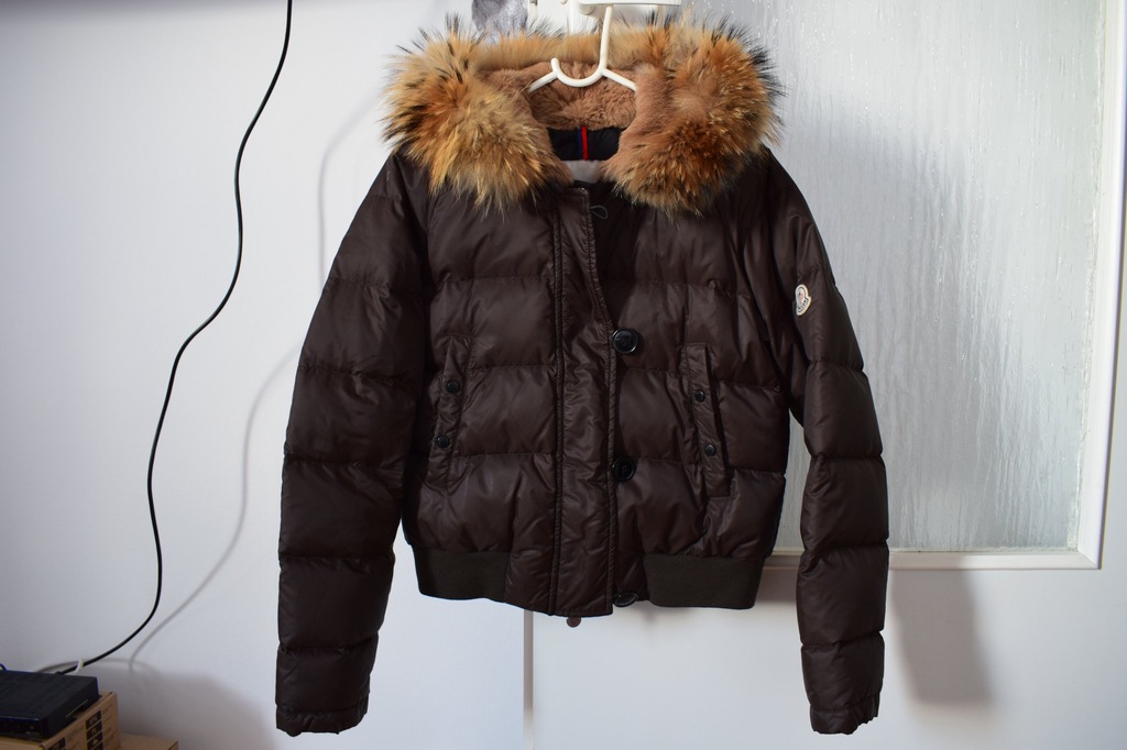 MONCLER KURTKA PUCHOWA Z JENOTEM DAMSKA
