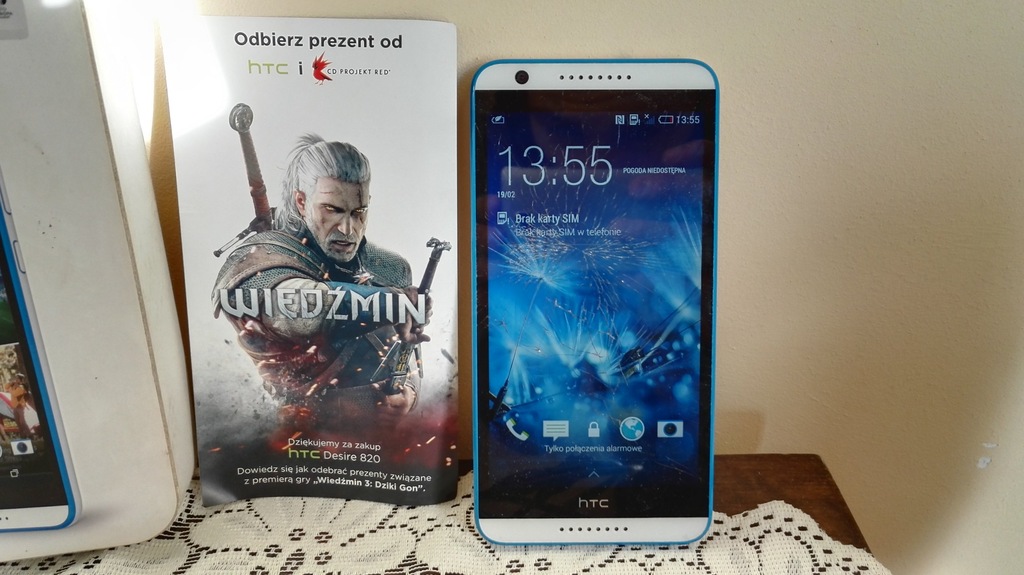 HTC Desire 820 Edycja Wiedźmin sprawny!