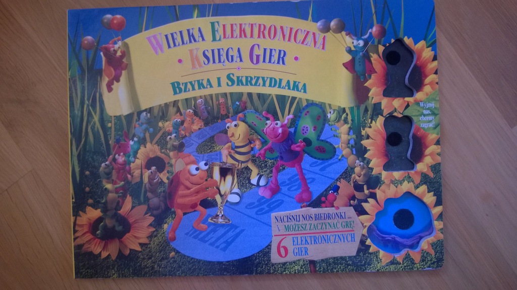 WIELKA ELEKTRONICZNA KSIĘGA GIER BZYKA 2-5 lat