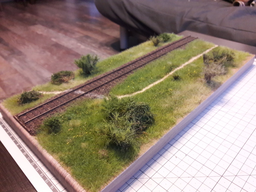 Diorama makieta kolejowa H0 1/87