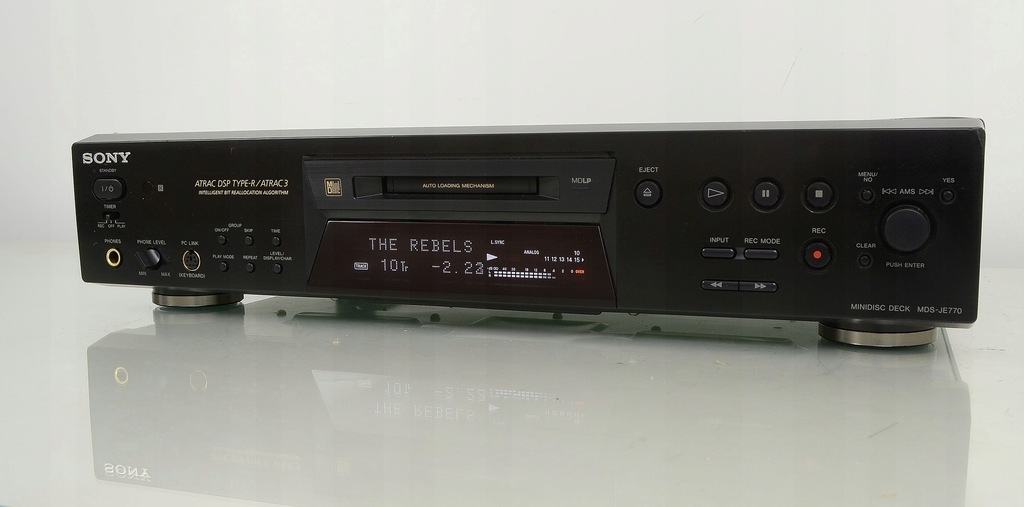 SONY MDS-JE770 NAJWYŻSZY MODEL ODTWARZACZ MINIDISC