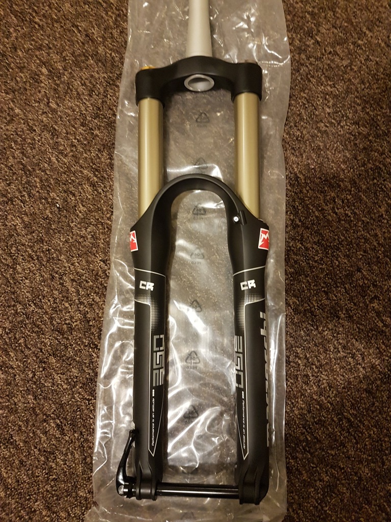 Nowy widelec Marzocchi 350 cr 160mm skoku 27.5 