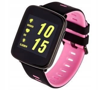 Smartwatch , Zegarek Garett G32W Różowy