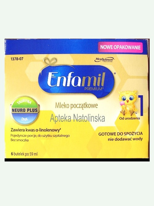 DZ ENFAMIL LIPIL 6x59ml dzieci 0-6 APTEKA WARSZAWA