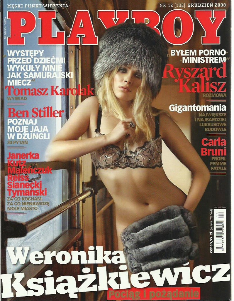 PLAYBOY  12 / 2008  WERONIKA KSIĄŻKIEWICZ