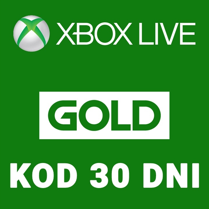 KOD XBOX LIVE GOLD 30 DNI 1 MIESIĄC ONE 360 25