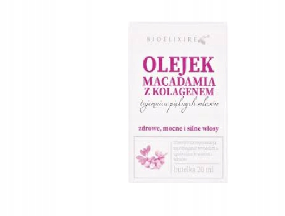 BIOELIXIRE,OLEJEK Z KOLAGENEM I MAKADAMIĄ 20ML