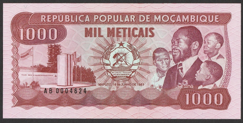 Mozambik - 1000 meticais - 1983 - stan UNC / AB
