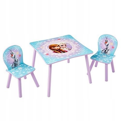 Disney frozen table and chair set with outlet storage