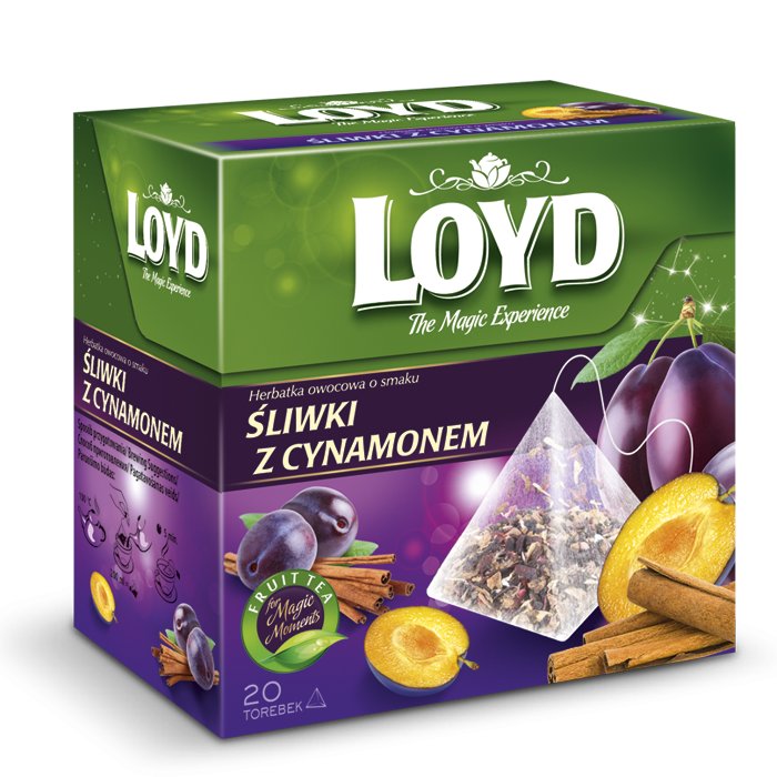 Herbata owocowa Loyd śliwka z cynamonem A'20x2 g