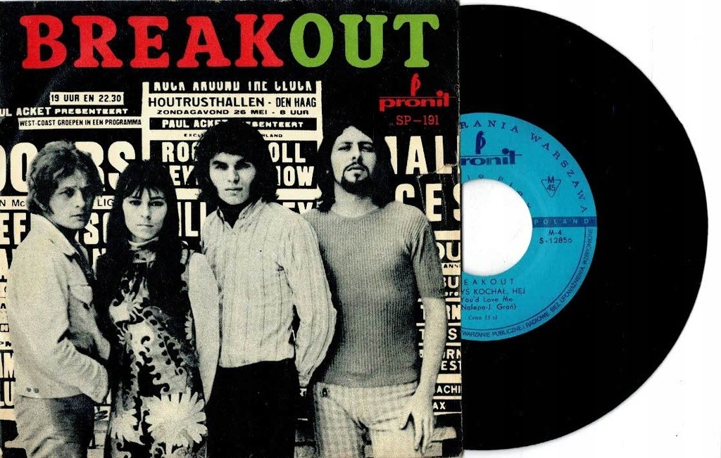 Breakout - Gdybyś kochał hej [SINGIEL] 1969 Pronit