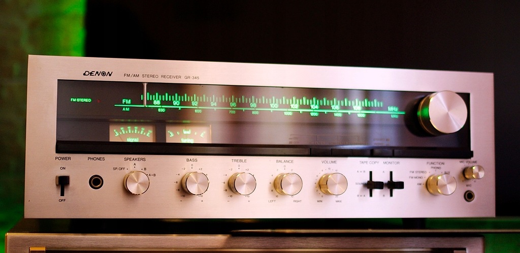 DENON GR-345 UNIKATOWY AMPLITUNER VINTAGE