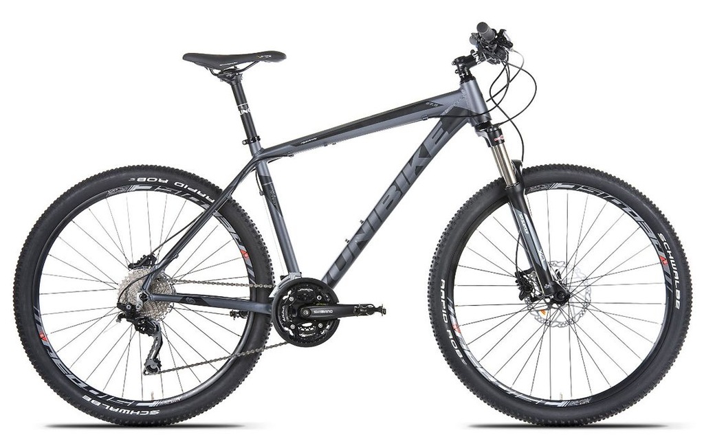 Rower Unibike EVO 27,5 grafitowo-czarny 2015 -