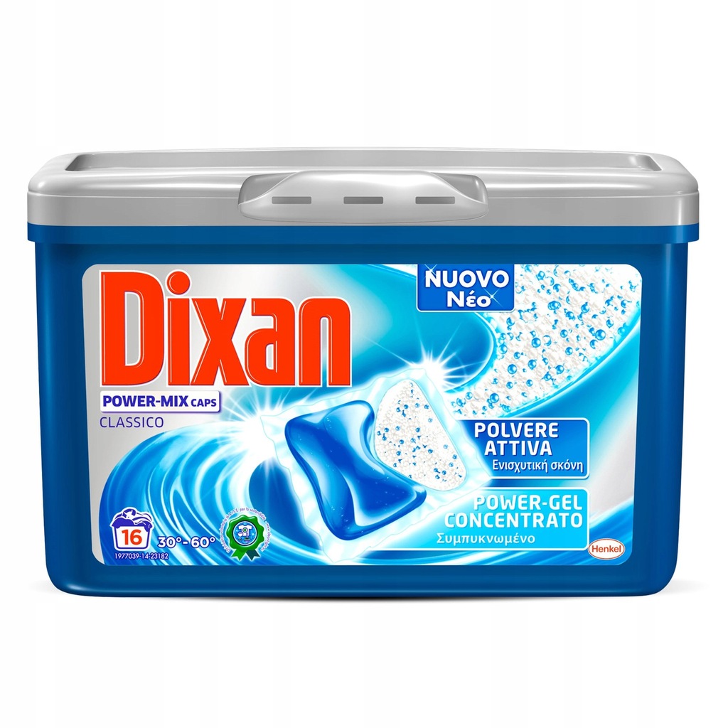 Kapsułki do prania żel proszek 16szt Dixan Henkel