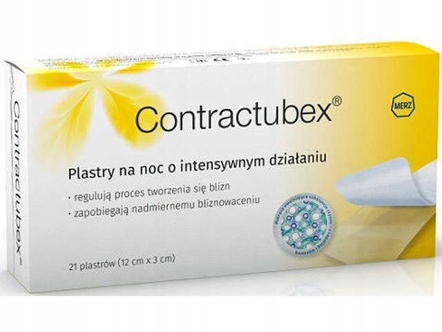 CONTRACTUBEX intensywne PLASTRY na NOC na BLIZNY !