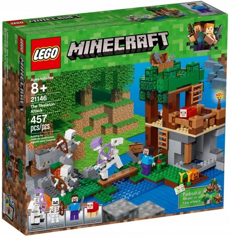 Klocki LEGO Minecraft Atak szkieletów 21146
